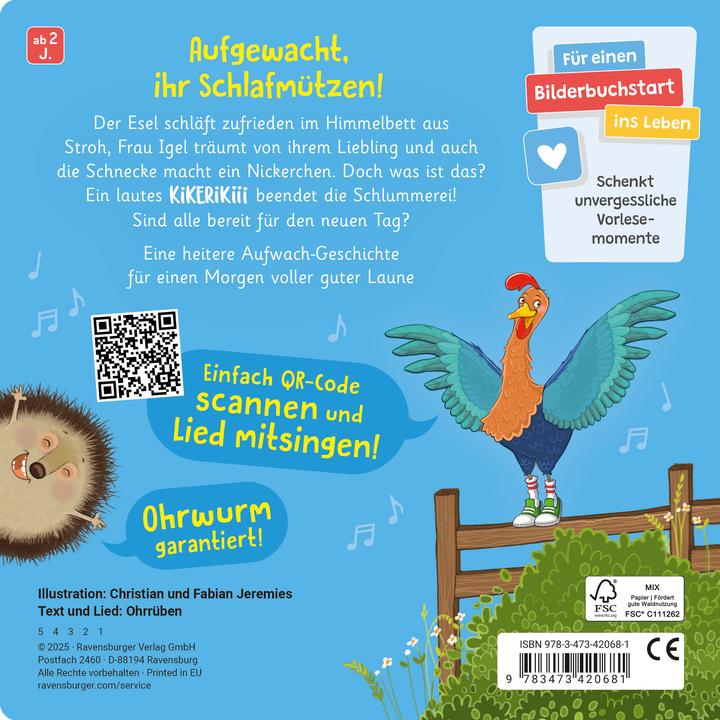 Image du produit Ravensburger Kikeriki! Vorbei ist's mit der Träumerei! (Allemand)
