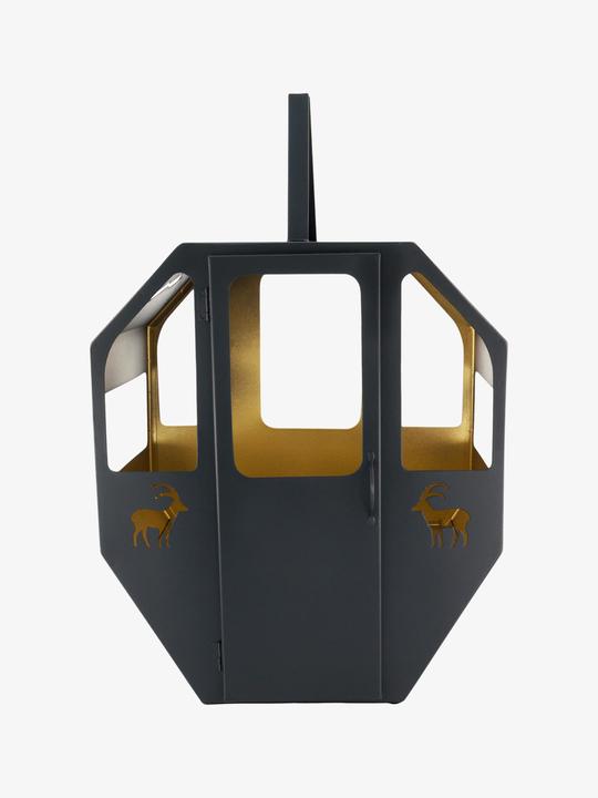 Image du produit Lumière des Alpes Lanterne Gondole noire grande