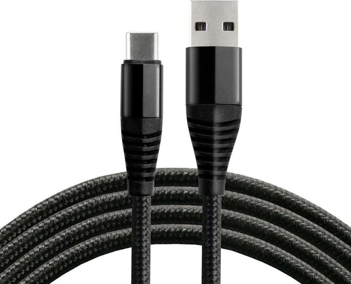 Everactive Kabel USB-C CBB-1CHB z obsługą szybkiego ładowania do czarny (1 m, USB 3.0, 40 W)