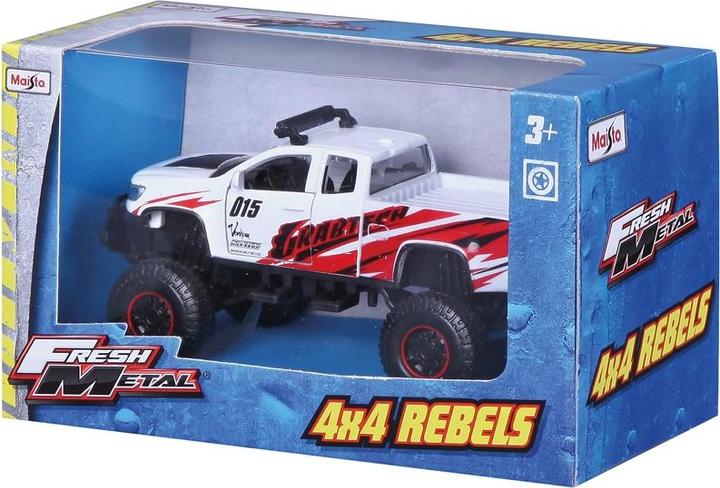 Actual product image Burago 4X4 REBELS FRESH METAL 1/32 - Modèle aléatoire