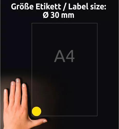 Actual product image Avery Weatherproof labels