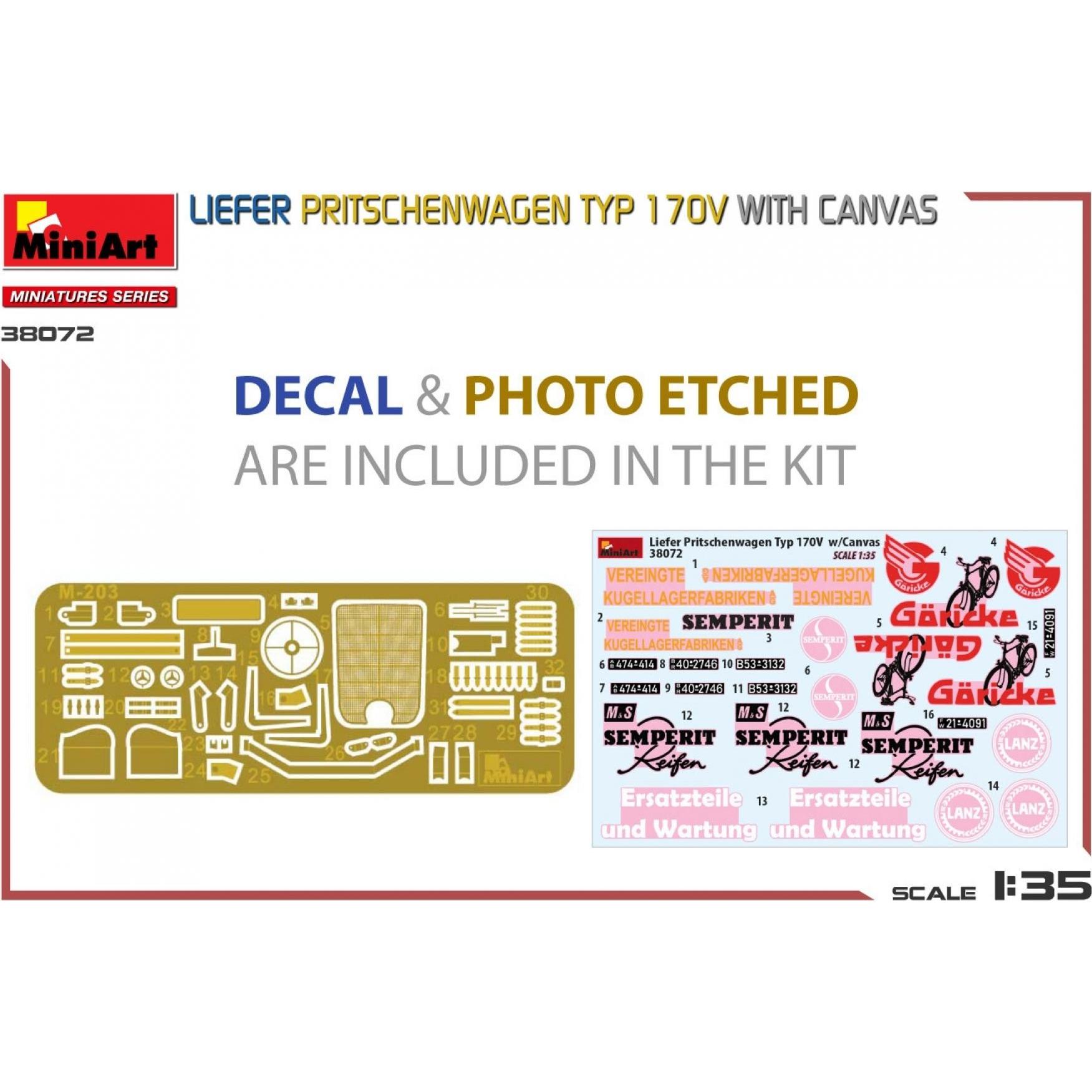 Thumbnail - Other 1:35 Lieferwagen Typ 170V m. Pritsche