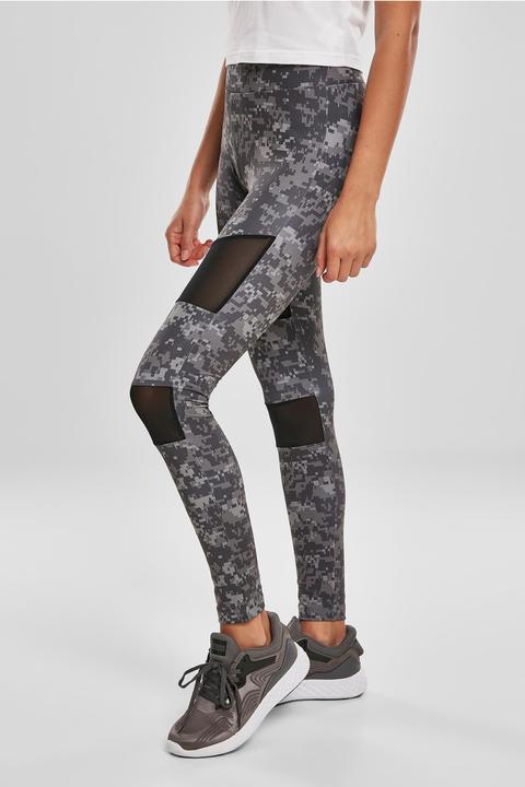 Actual product image Urban Classics Ladies Camo Tech Mesh Leggings (XS)