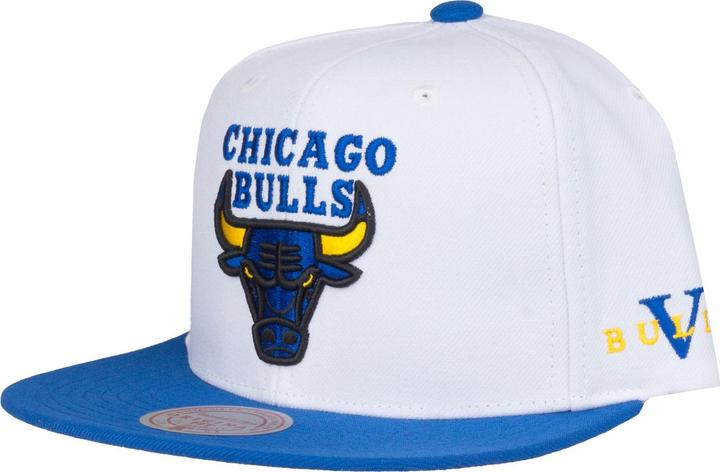 Produktbild Mitchell & Ness Snapback Cap - CORE V Chicago Bulls weiss (One Size)
