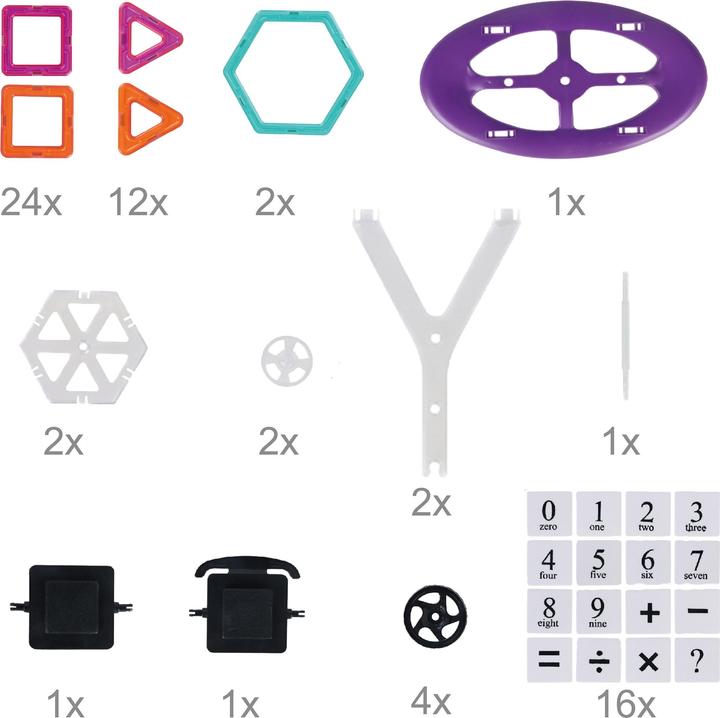 Produktbild Relaxdays Magnetbausteine Set für Kinder