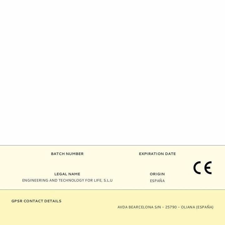 Nutritional values and ingredients Casals 20V Akku-Bohrhammer CID2051BCA (Without external power source)