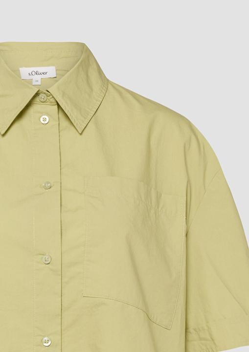 Produktbild s.Oliver Boxy Popeline-Bluse mit Brusttasche (42)