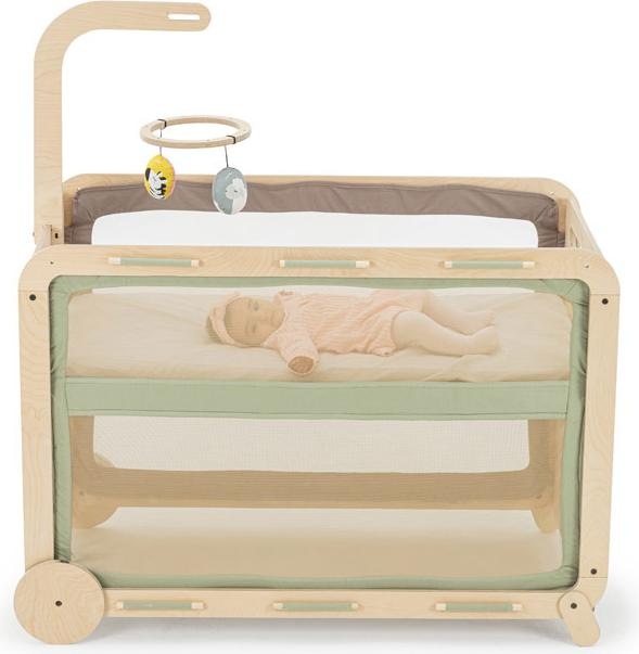 Actual product image MamaToyz Evolutionary cradle with MyCrib changing table
