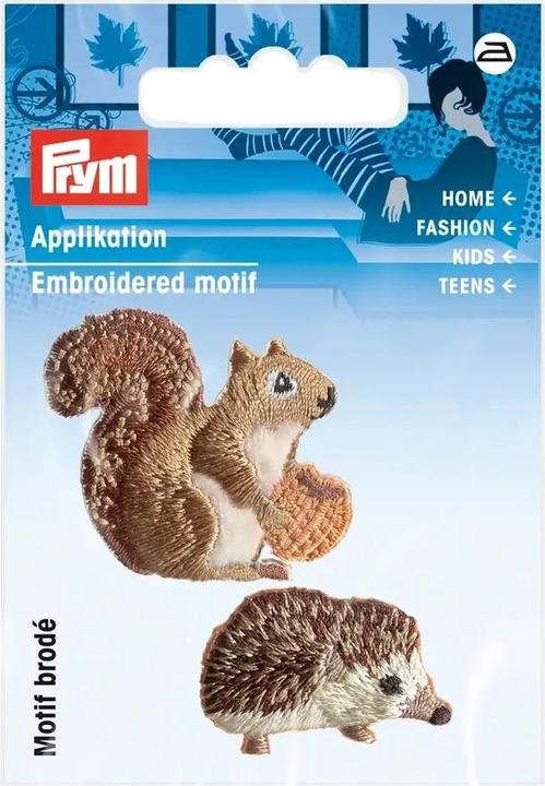 Produktbild Prym Applikation Igel + Eichhörnchen (1 x)
