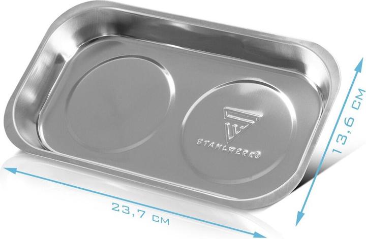 Produktbild Stahlwerk Magnetschale MS-28 ST 237 x 136 x 28 mm Magnetteller Schraubenschale (1 x)
