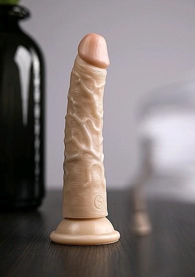 Actual product image RealRock Slim Realistic Dildo with Suction Cup - 6"/ 15,5 cm