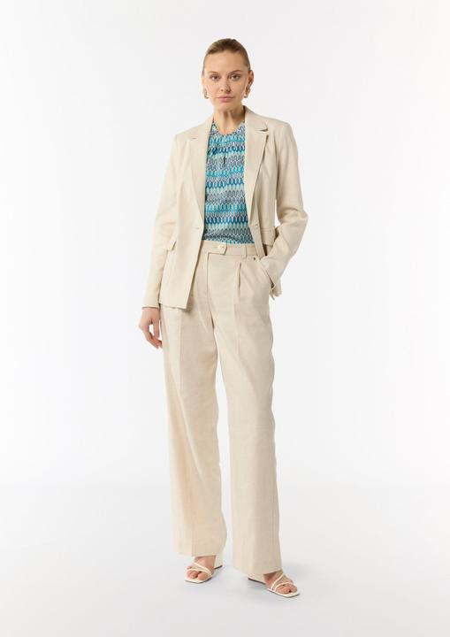 Immagine prodotto Comma Bluse Bedruckte Satinbluse mit Faltendetail (38)