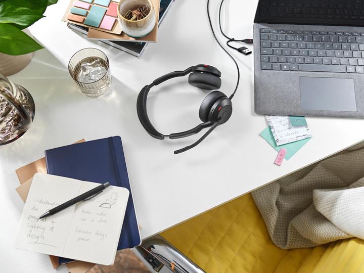 Productafbeelding Jabra Evolve2 50 (Draadloze, Bedraad, USB-A)