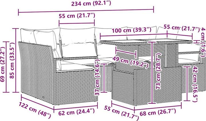 Produktbild vidaXL Rayden