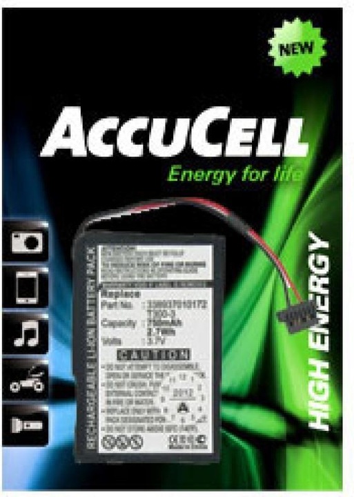 Produktbild AccuCell Akku MITAC Mio Moov 400, Moov 405, 3389370172