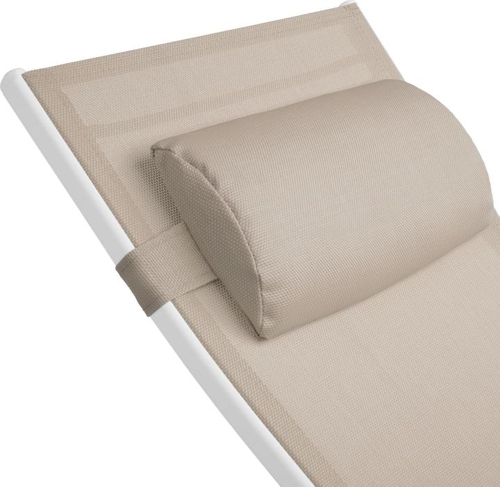 Image du produit tectake Chaise longue de jardin (158 cm)