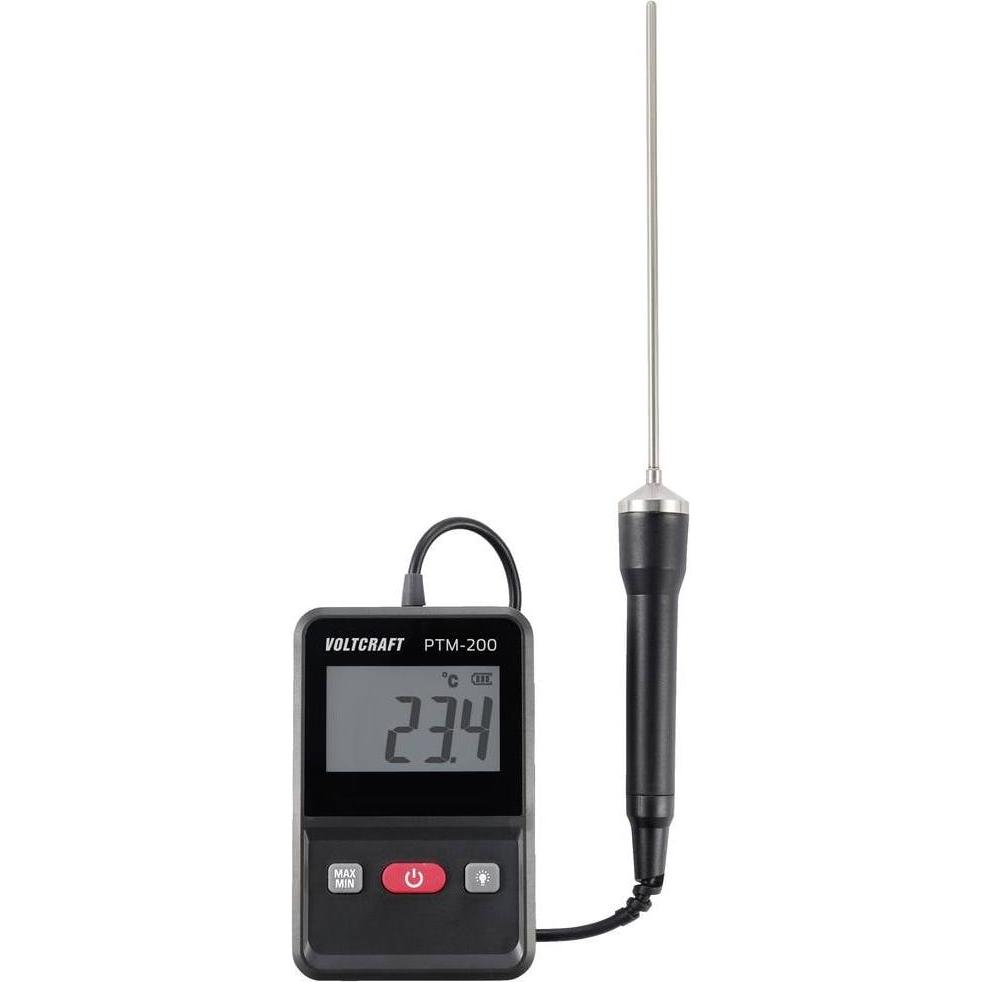 Voltcraft, Grillthermometer, PTM-200 Einstichthermometer Messbereich Temperatur -200 bis 200°C Fühler-Typ Pt1000 Kont