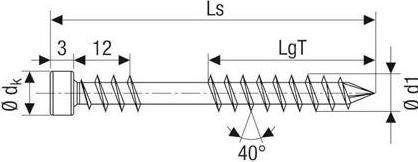 Actual product image Spax Self-tapping screws -D A2 (200 Screws per piece)