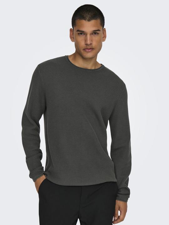 Produktbild Only & Sons Normal geschnitten Rundhalsausschnitt Pullover Strickpullover (XXL)