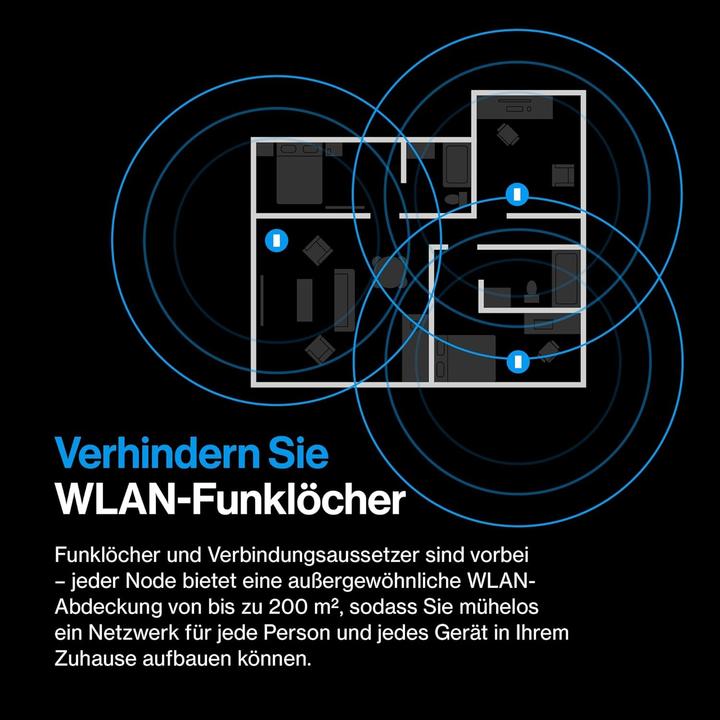 Immagine prodotto Linksys Velop Micro 7 BE5000 Dual-Band Wi-Fi 7 Mesh System (3-pack)