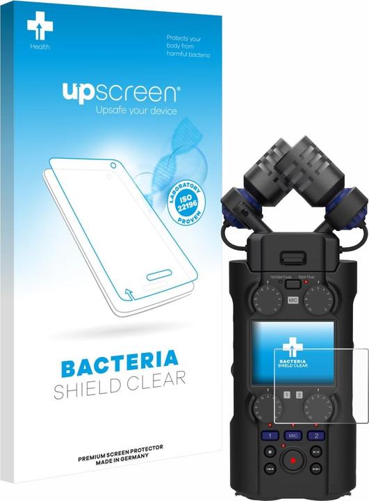 upscreen Schutzfolie Displayschutz Displayschutzfolie Folie Klar antibakteriell