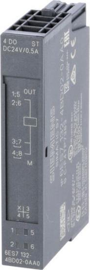 Actual product image Siemens Electronic module for ET 200S 4DA 24VDC