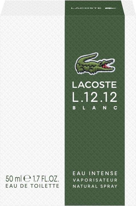 Actual product image Lacoste L1212 Blanc Eau Intense Eau De Toilette 50ml (Eau de toilette, 50 ml)