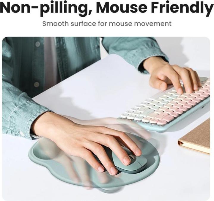 Image du produit Ugreen LP668 ergonomic mouse pad (black)