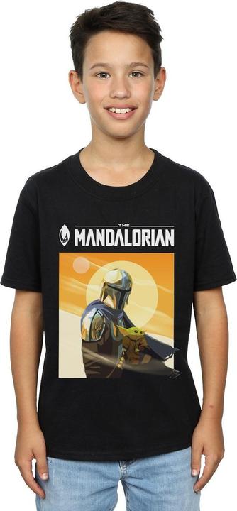 Immagine prodotto Star Wars The Mandalorian The Child Two Moons Maglietta Ragazzi (128)