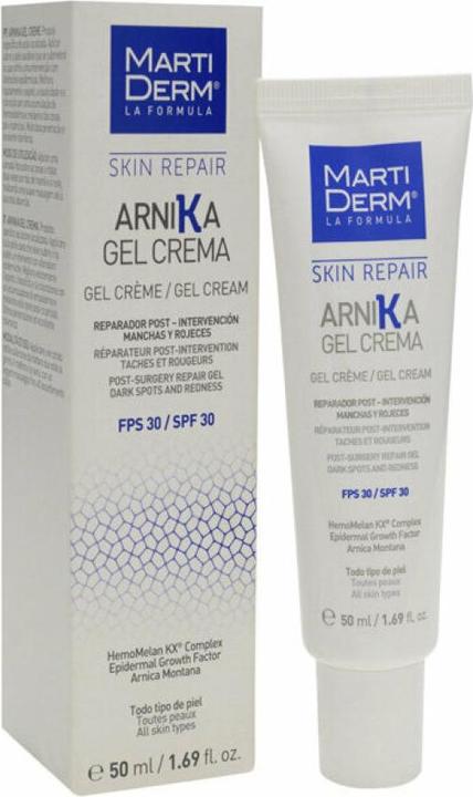 Image du produit Martiderm Réparation de la peau Gel d'Arnica Crème SPF30+ (50 ml) (Crème solaire, SPF 30, 50 ml, 60 g)