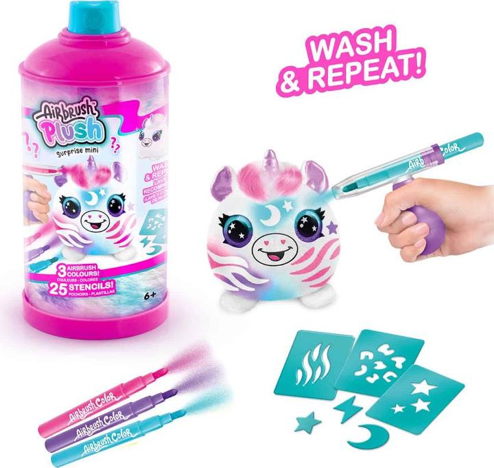 Actual product image Canal Toys Airbrush Püsch - Squish Pals Paint Can assorted