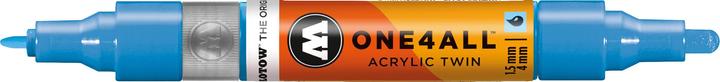 Actual product image Molotow Marqueur pour Maquettes - One4All Twin - Acrylique Bleu Intense Moyen - 1,5/4mm - -161 - 15 cm (1x)