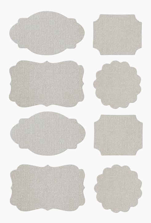 Produktbild Hobby Fun Papier Sticker "Etiketten", 32 Stück