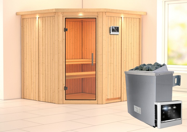 Produktbild Karibu Jarin mit Dachkranz (9 KW externe Steuerung)