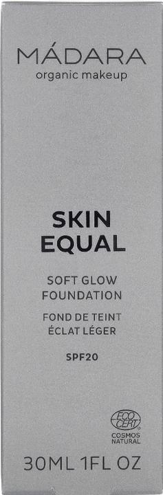Actual product image Madara Organic Skincare Skin Equal Soft Glow Foundation SPF15 30ml Chestnut (#90, Chestnut)