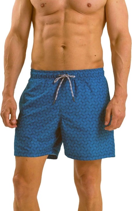 Actual product image Ript Essentials Mens Swirl Print Swim Shorts (L)