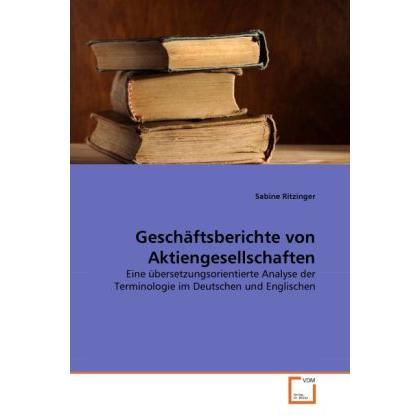 Geschäftsberichte von Aktiengesellschaften, Fachbücher von Sabine Ritzinger