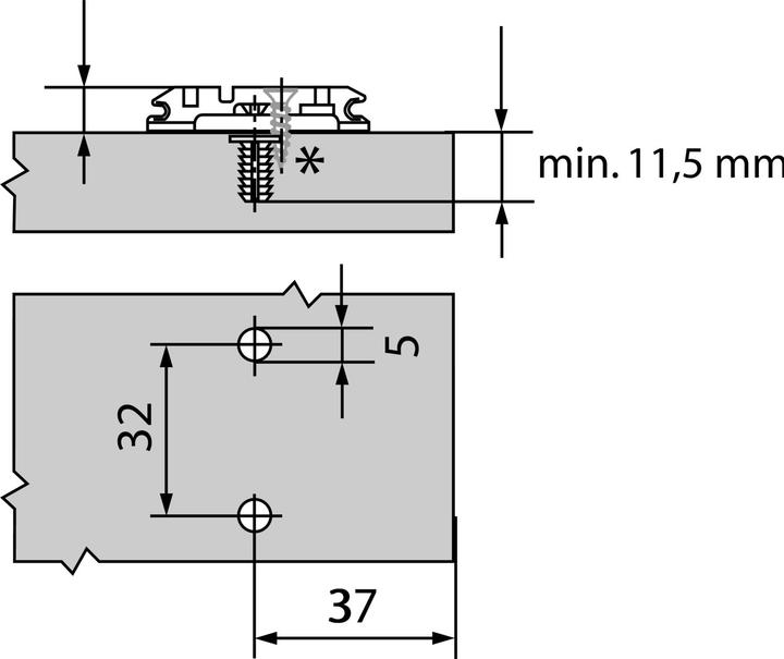 Actual product image Blum Clip