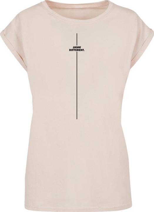 Produktbild Merchcode Ladies Think Different Extended Shoulder Tee - 112539 (5XL)