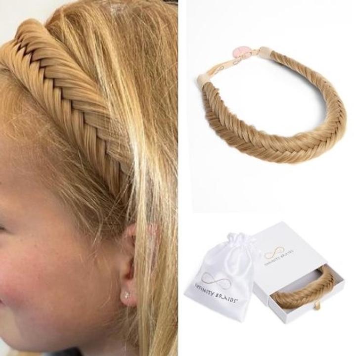 Image du produit Infinity Braids Tresse en queue de poisson Jolie Honey Blossom (Fleur de miel)