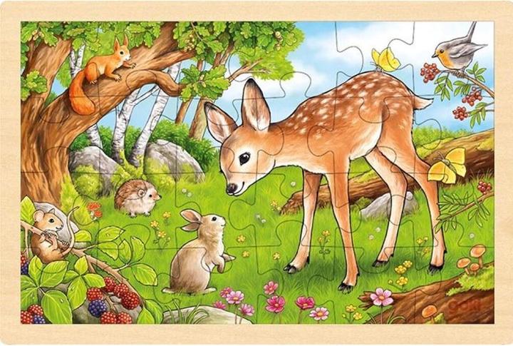 Produktbild Goki Einlegepuzzle Rehkitz (24 Teile)