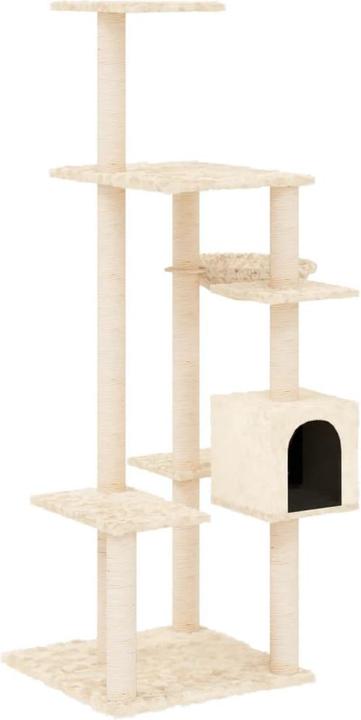 Produktbild vidaXL Kratzbaum (142 cm, Creme)