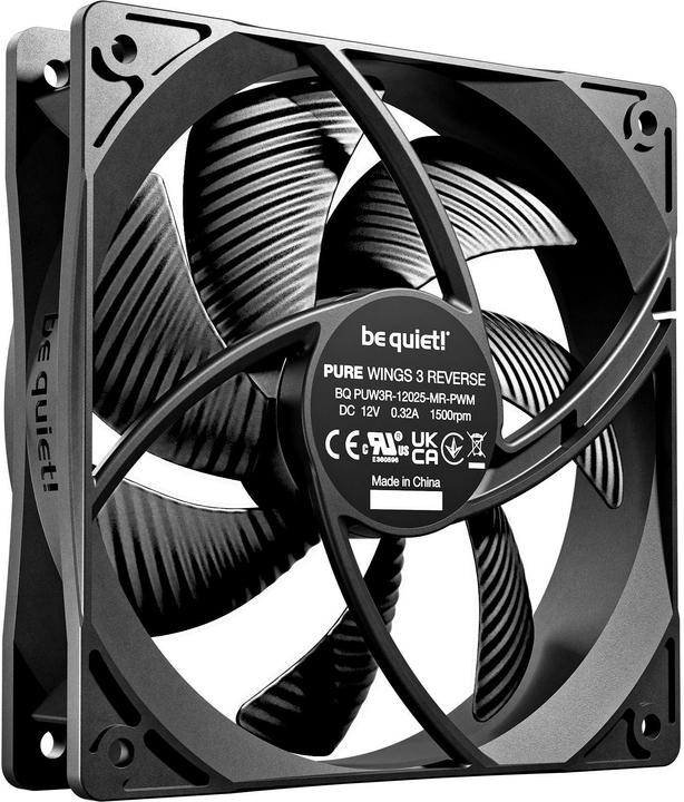 Image du produit be quiet! PURE WINGS 3 120mm PWM Reverse 3-Pack (120 mm, 3 x)