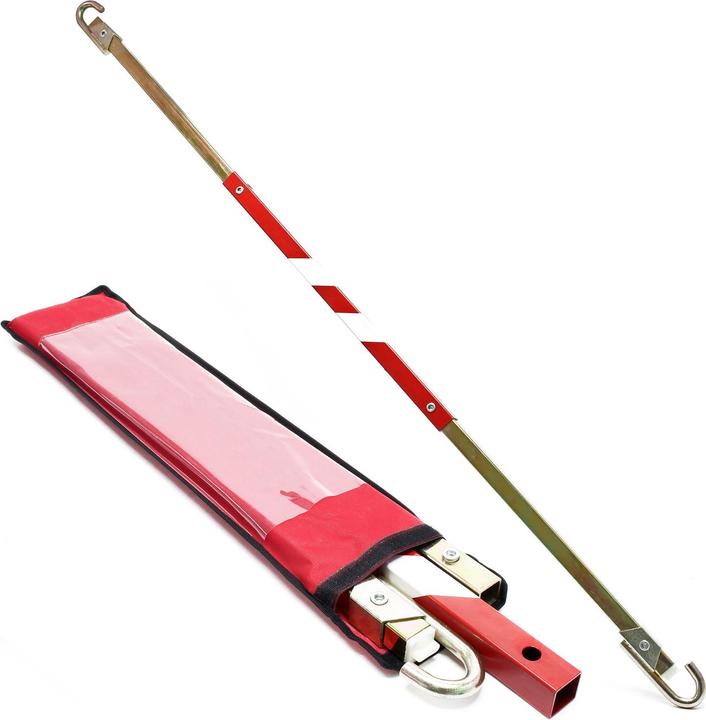 Actual product image Wiltec Towing Brace 180 cm up to 2.5 tons Tow Rod Tow Bar Tow Pole Towing Strap Tow Cable Snap-in