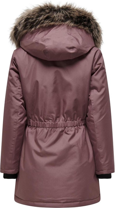 Image du produit Only Capuche avec bord en fausse fourrure amovible Poignets côtelés Parka Longue parka (XS)