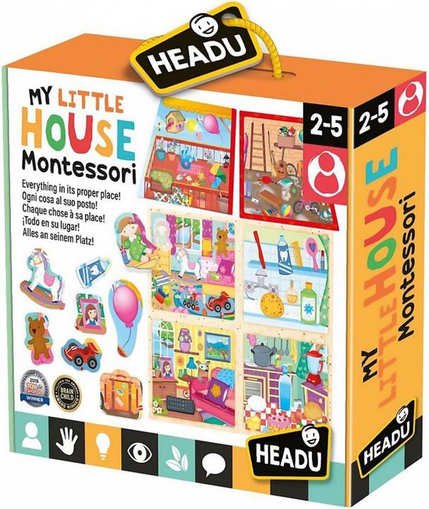 Immagine prodotto Puzzle di forme e ordinamento di My Little House (Tedesco, Inglese, Italiano, Francese)