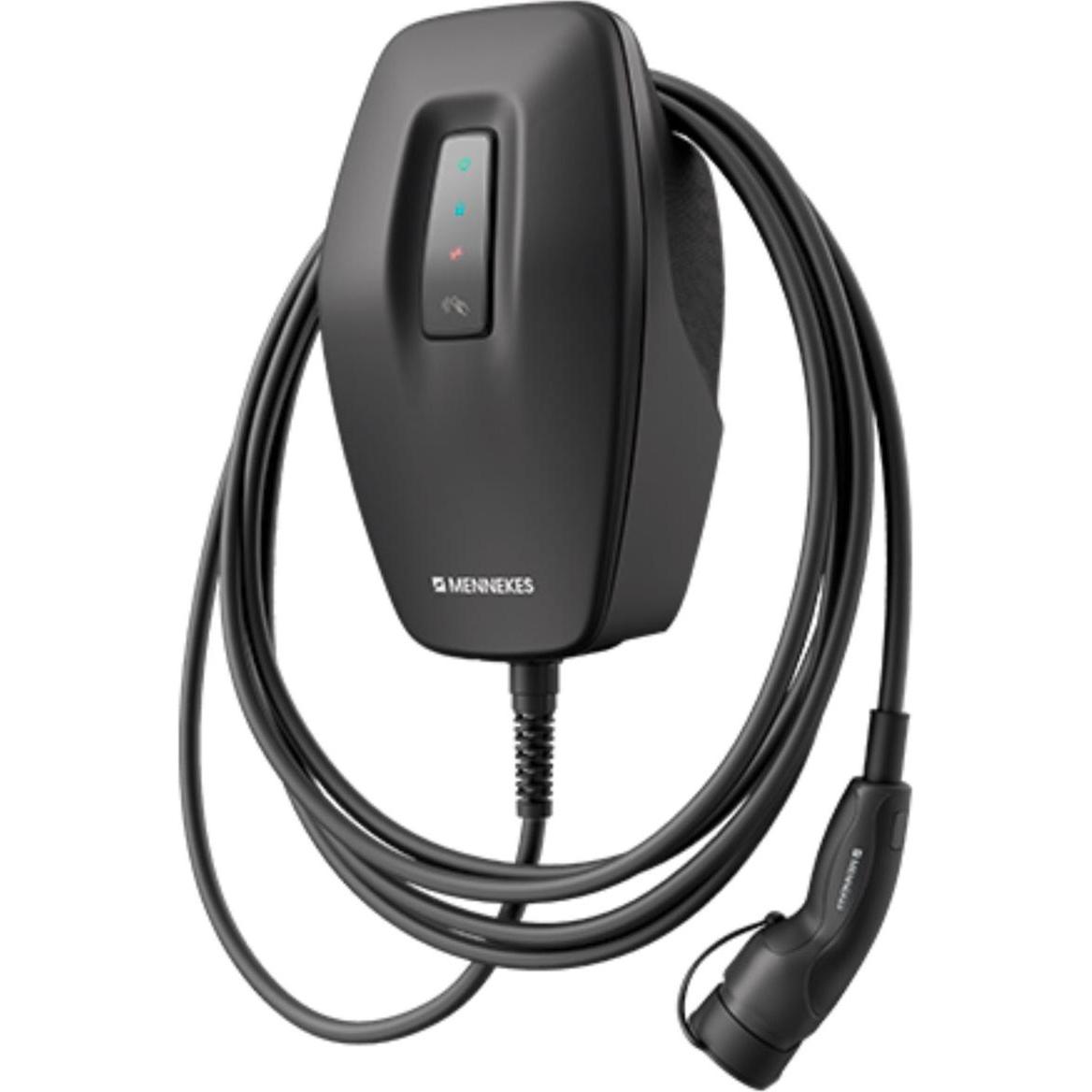 Mennekes, Stazione di ricarica auto elettriche, 410 11 C2 AMTRON 4You 1314001205BK Wallbox (Tipo 2, 11 kW)