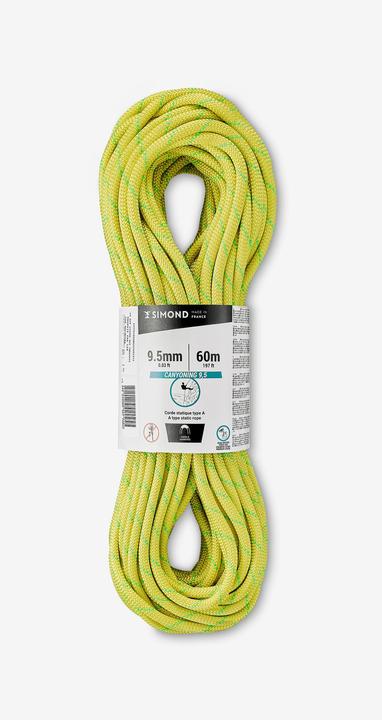 Produktbild Simond Halbstatisches Seil Canyoning 9.5 mm (60 m)