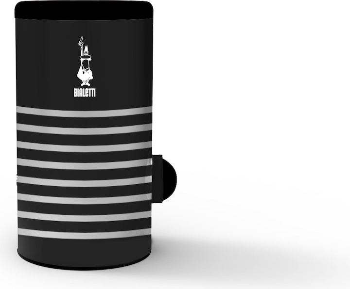 Actual product image Bialetti Tin with coffee doser
