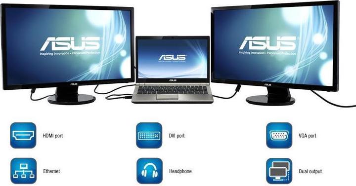 Produktbild ASUS HZ-1 Universal USB 3.0 Docking Station (USB-A, 1 Port)